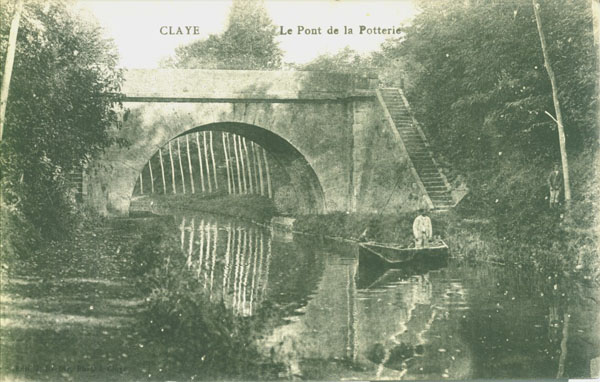 CLAYE  Le Pont de la Potterie